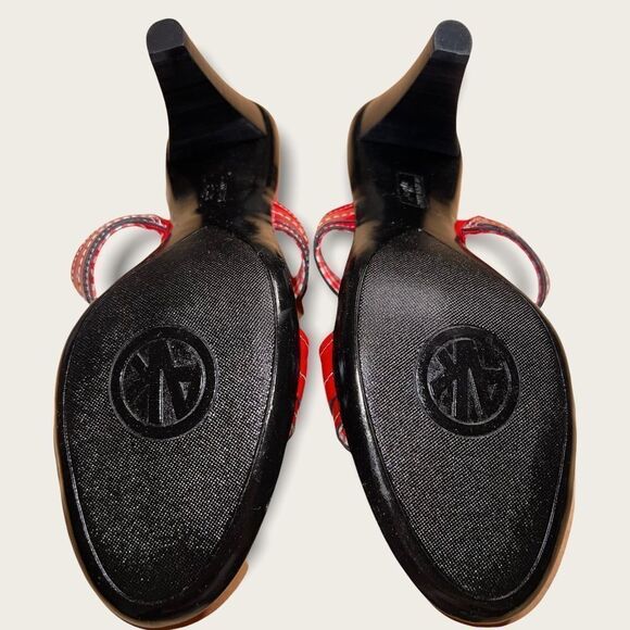 NWOT AK Anne Klein iflex Red Heels sz 10 - Picture 5 of 7